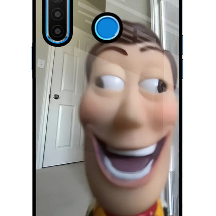 Side Eye Woody Realme 5/5i/5s Glass Case