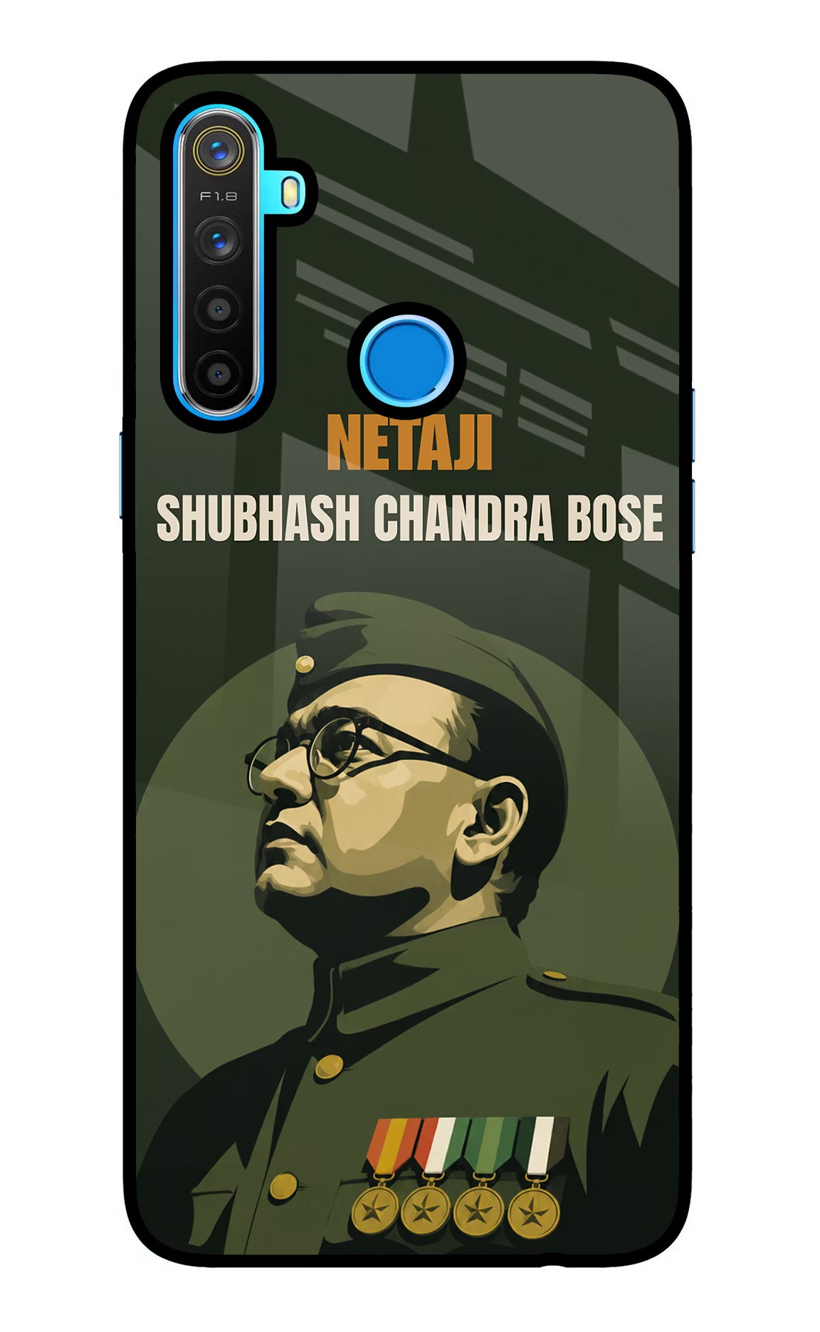 Netaji Legacy Realme 5/5i/5s Glass Case