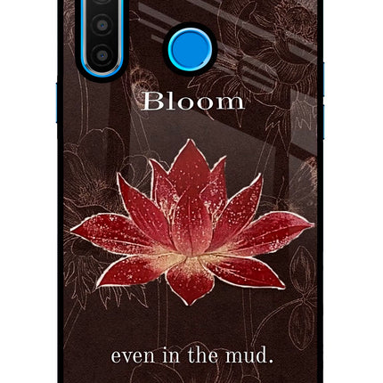 Bloom Realme 5/5i/5s Glass Case Back Cover by Casekaro