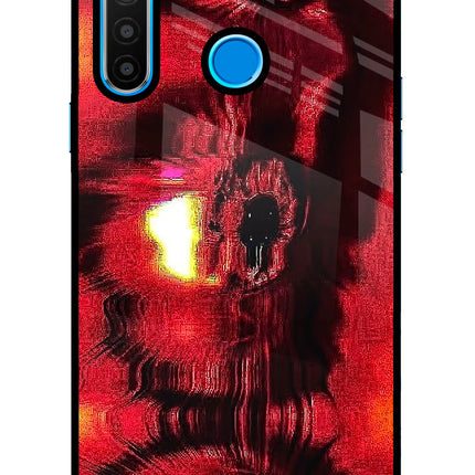 Fire Eye Realme 5/5i/5s Glass Case Back Cover by Casekaro