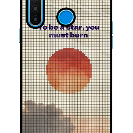 Pixel Sun Realme 5/5i/5s Glass Case Back Cover by Casekaro