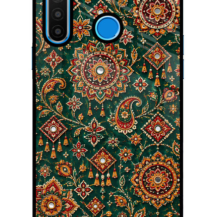Green Pataka Realme 5/5i/5s Glass Case