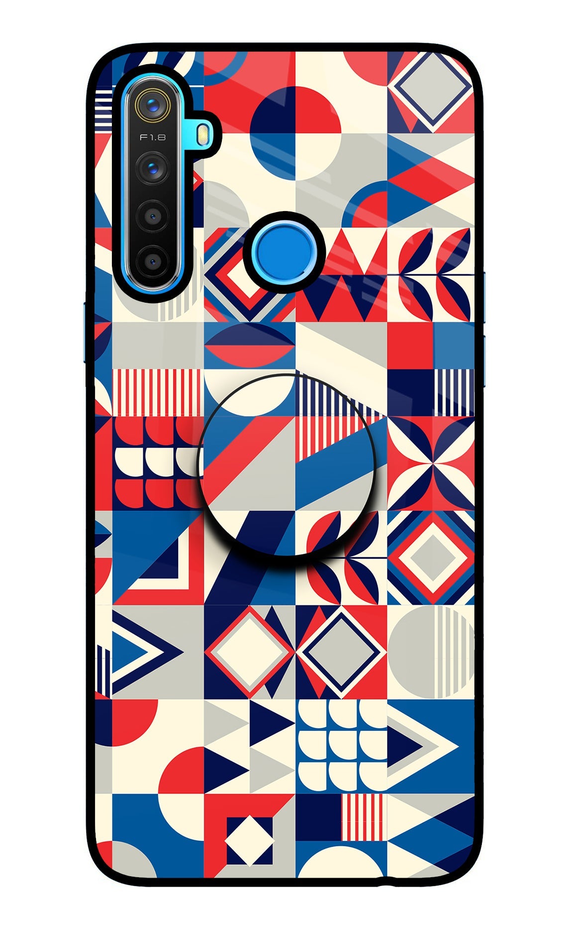 Colorful Pattern Realme 5/5i/5s Pop Case