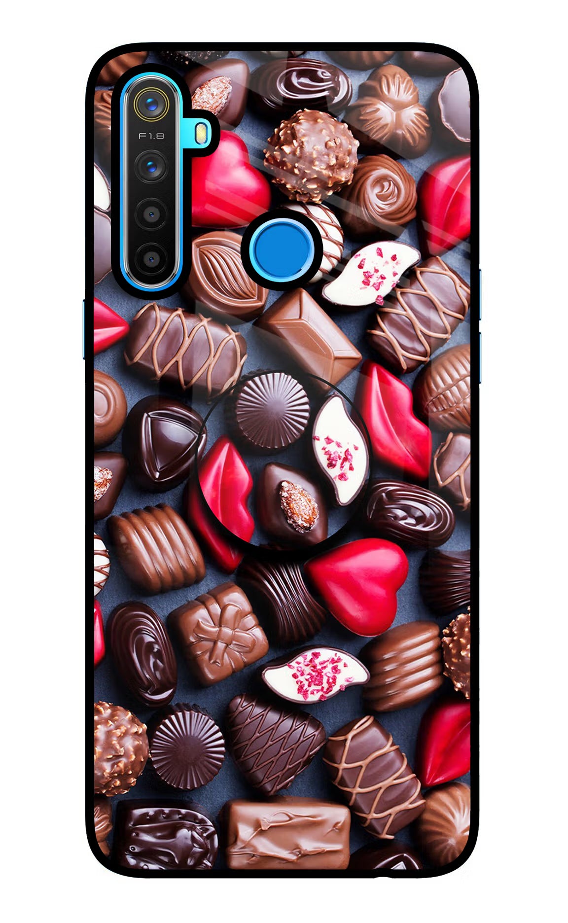 Chocolates Realme 5/5i/5s Pop Case by Casekaro
