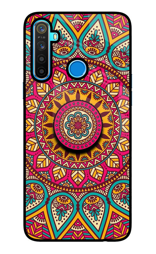 Mandala Realme 5/5i/5s Glass Case