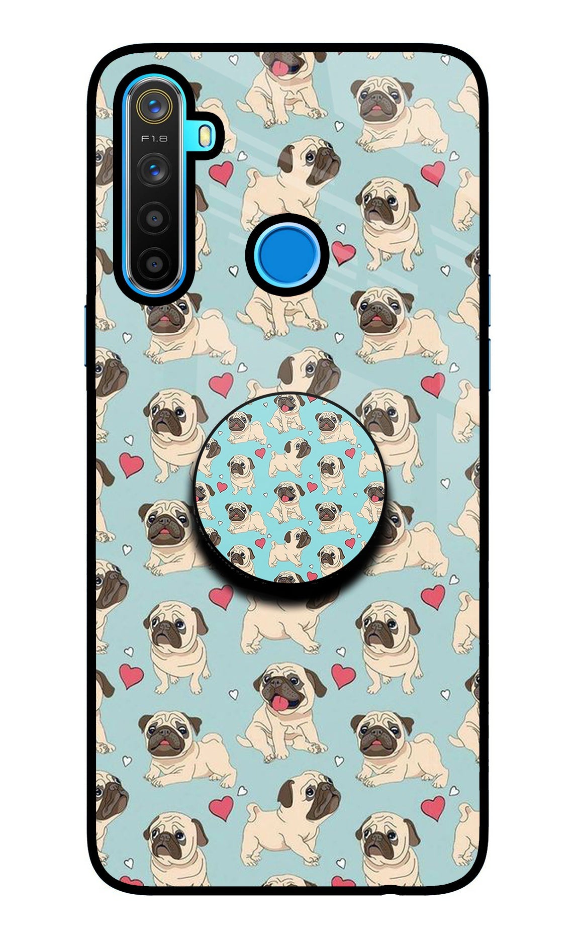 Pug Dog Realme 5/5i/5s Pop Case