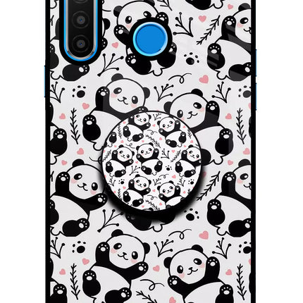 Cute Panda Realme 5/5i/5s Pop Case by Casekaro