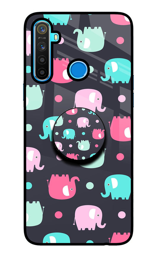 Baby Elephants Realme 5/5i/5s Glass Case