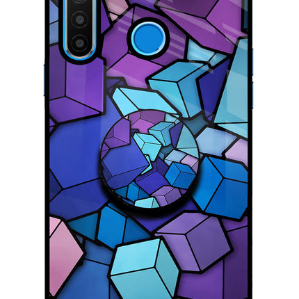 Cubic Abstract Realme 5/5i/5s Pop Case by Casekaro