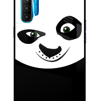 Panda Realme XT/X2 Glass Case Back Cover by Casekaro