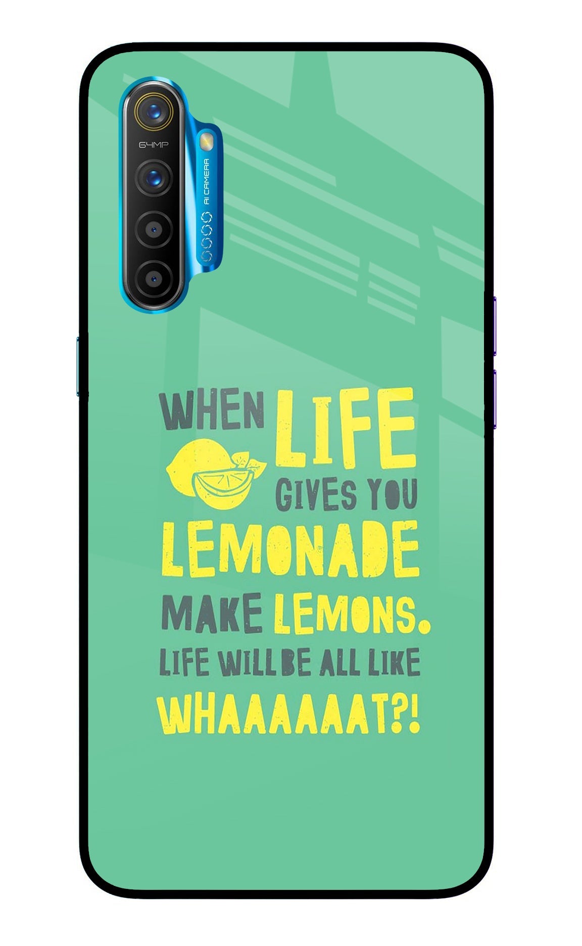 Quote Realme XT/X2 Glass Case