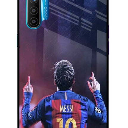 Messi Realme XT/X2 Glass Case Back Cover by Casekaro
