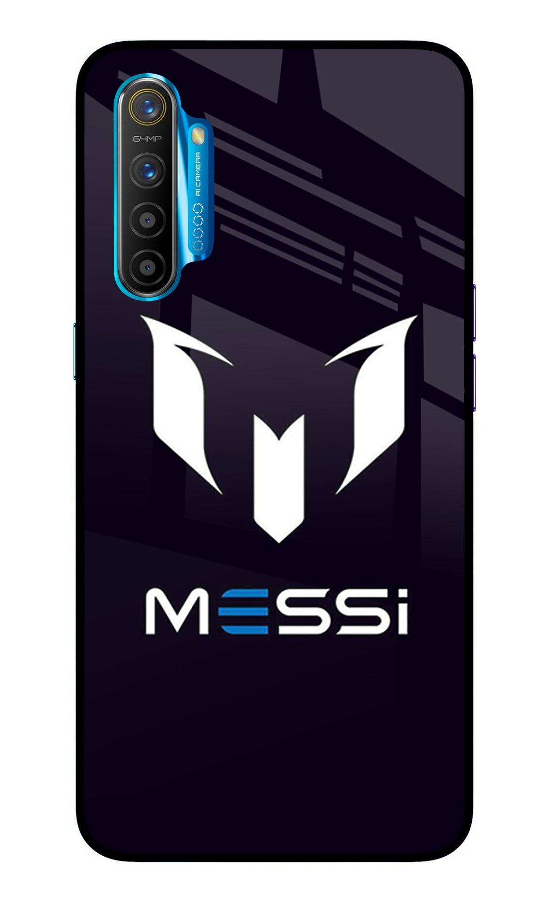 Messi Logo Realme XT/X2 Glass Case