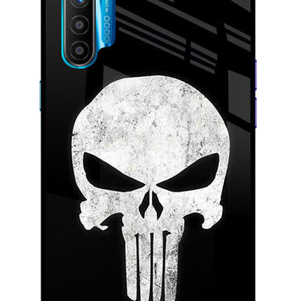 Punisher Skull Realme XT/X2 Glass Case Back Cover by Casekaro