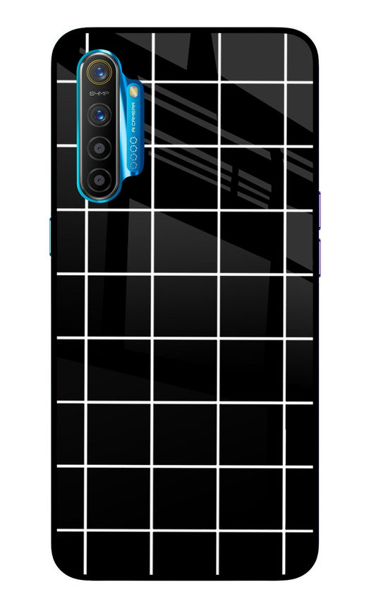 White Grid Realme XT/X2 Glass Case