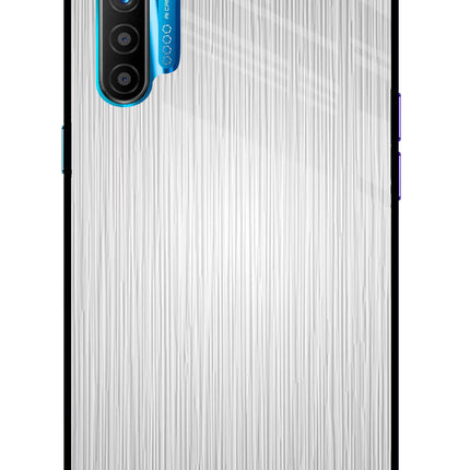 Wooden Grey Texture Realme XT/X2 Glass Case Back Cover by Casekaro