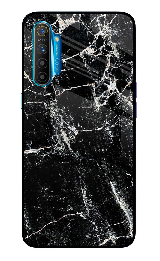 Black Marble Texture Realme XT/X2 Glass Case
