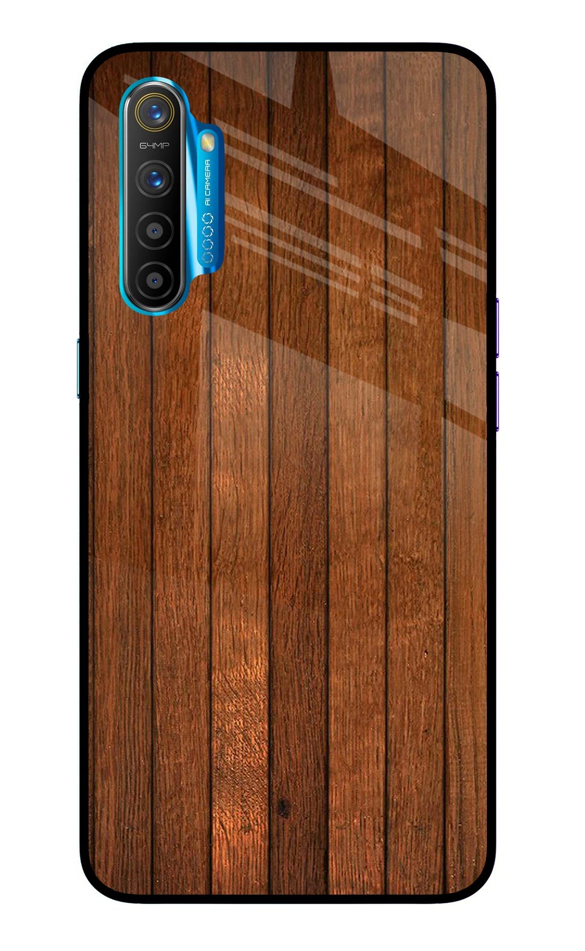 Wooden Artwork Bands Realme XT/X2 Back Cover