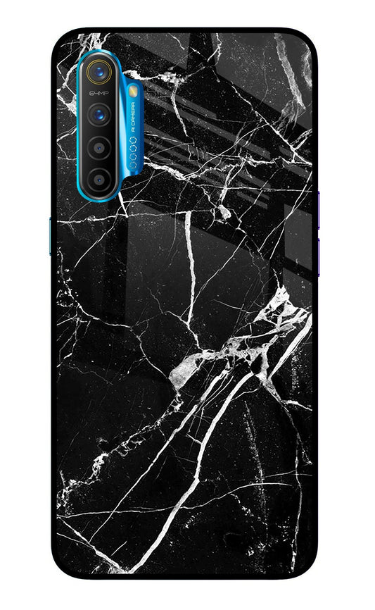 Black Marble Pattern Realme XT/X2 Glass Case