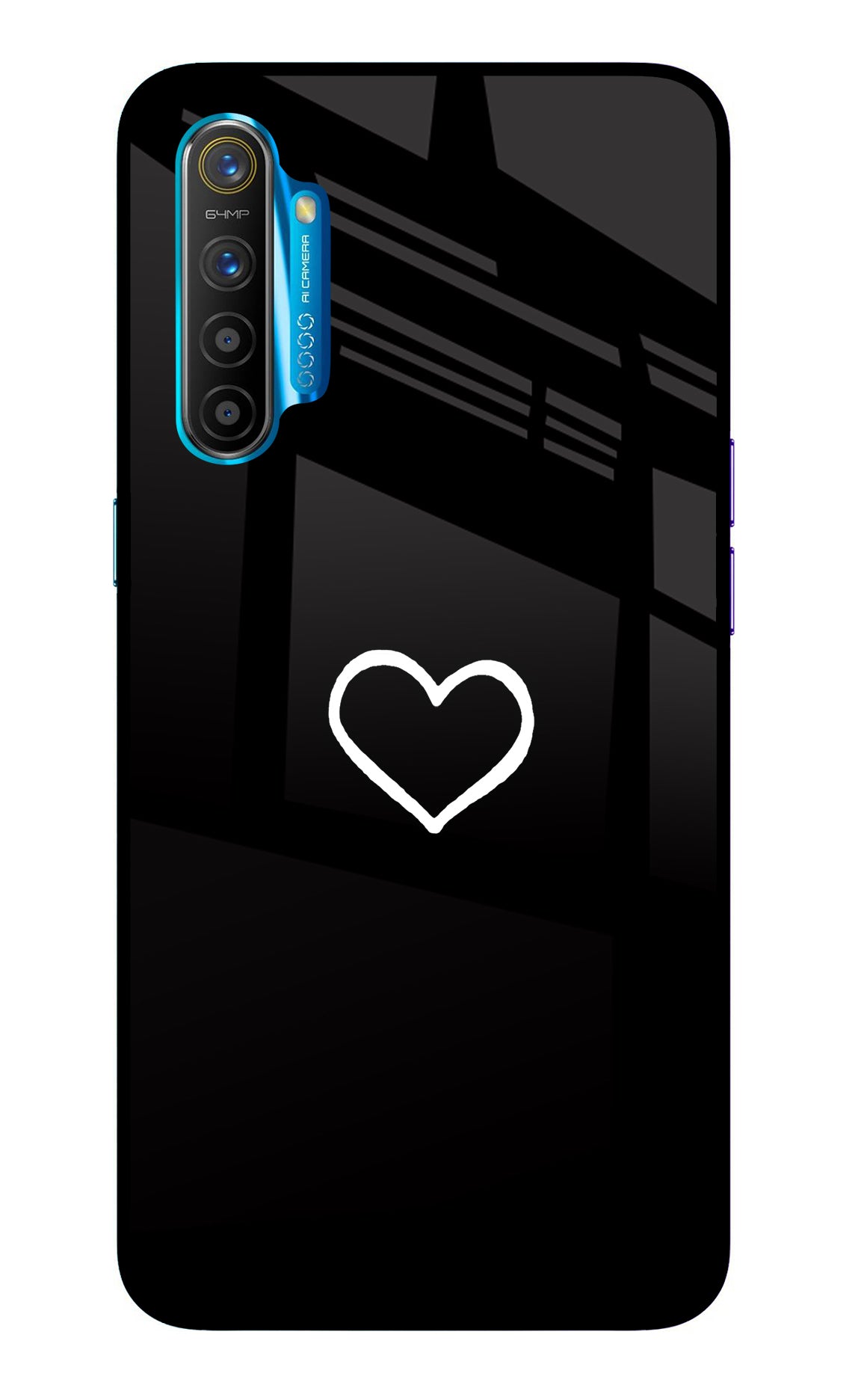 Heart Realme XT/X2 Back Cover