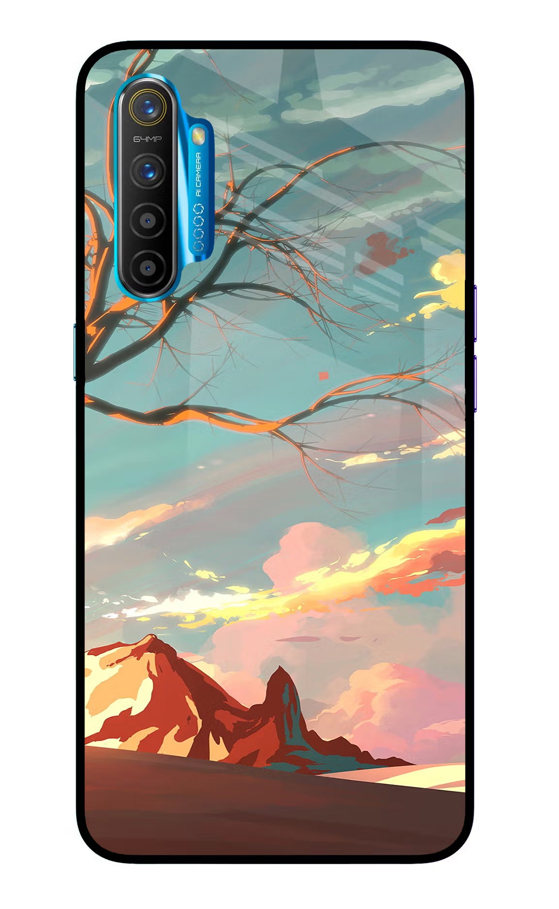 Scenery Realme XT/X2 Glass Case Back Cover by Casekaro