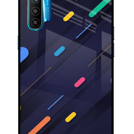 Abstract Design Realme XT/X2 Glass Case Back Cover by Casekaro