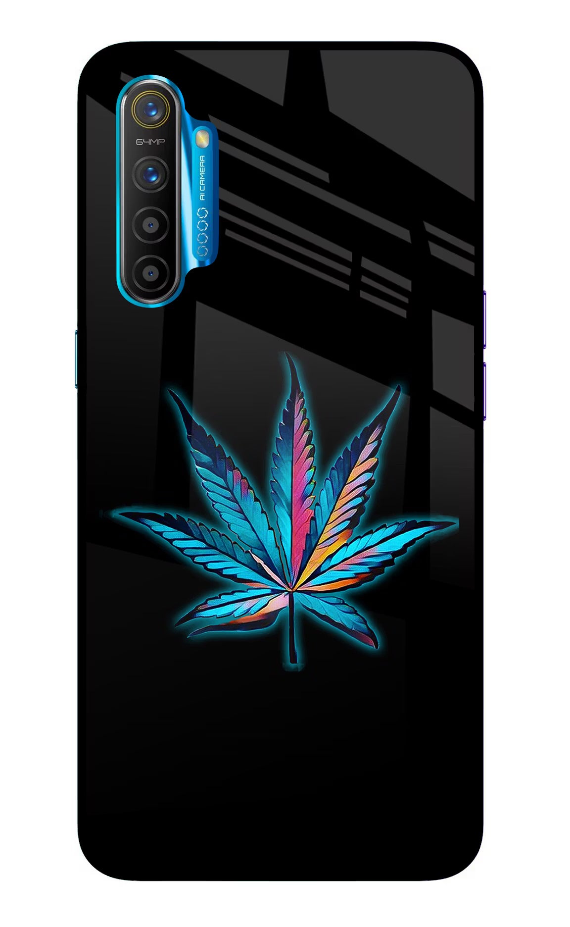 Weed Realme XT/X2 Glass Case Back Cover by Casekaro