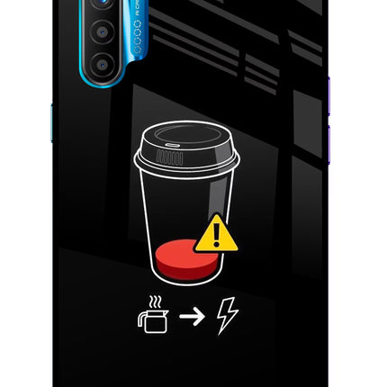 Coffee Realme XT/X2 Glass Case Back Cover by Casekaro