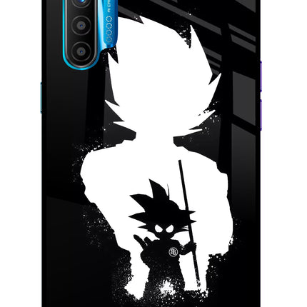 Goku Shadow Realme XT/X2 Glass Case Back Cover by Casekaro