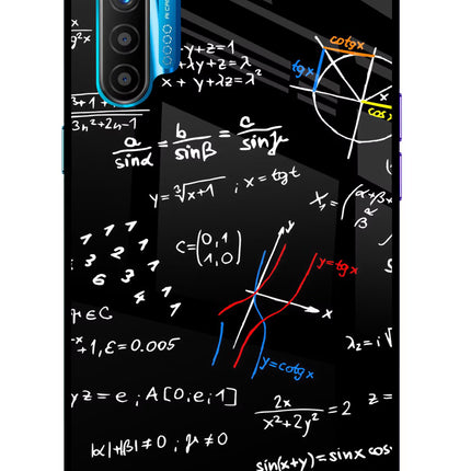 Mathematics Formula Realme XT/X2 Glass Case Back Cover by Casekaro