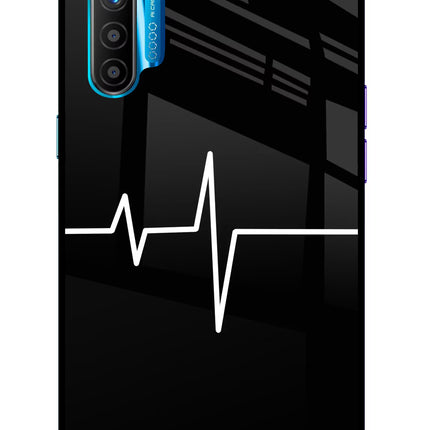 Heart Beats Realme XT/X2 Glass Case Back Cover by Casekaro