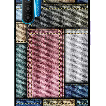Multicolor Jeans Realme XT/X2 Glass Case Back Cover by Casekaro