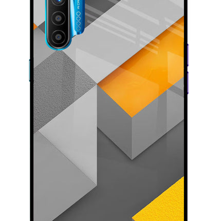 Abstract Realme XT/X2 Glass Case Back Cover by Casekaro
