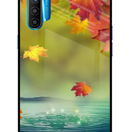 Flowers Realme XT/X2 Glass Case Back Cover by Casekaro