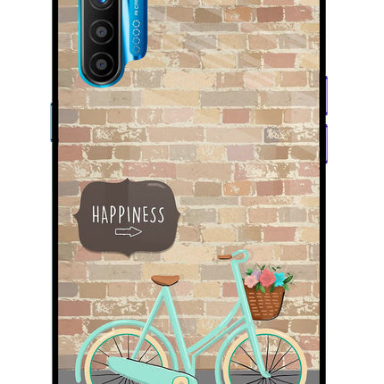 Happiness Artwork Realme XT/X2 Glass Case Back Cover by Casekaro