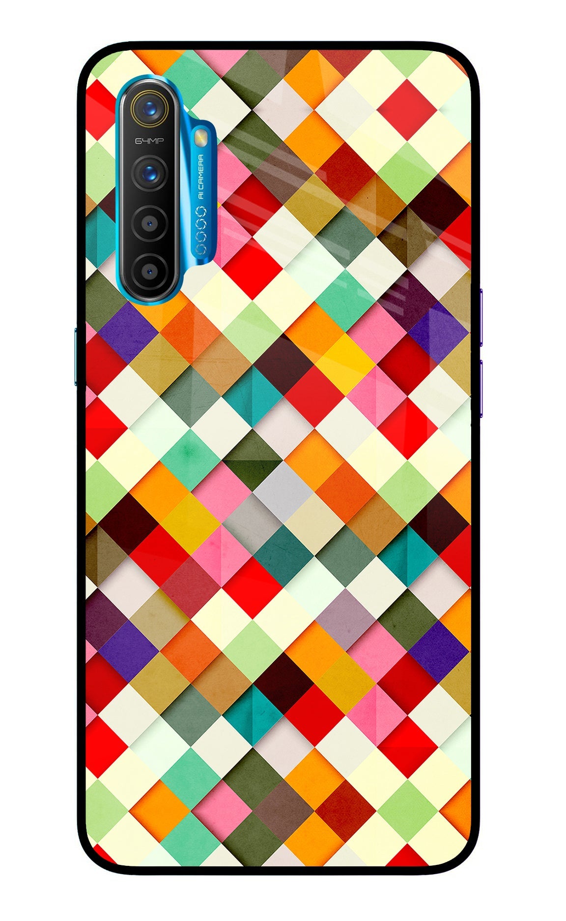 Geometric Abstract Colorful Realme XT/X2 Back Cover