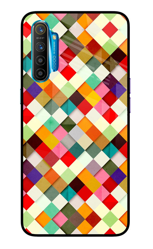 Geometric Abstract Colorful Realme XT/X2 Glass Case