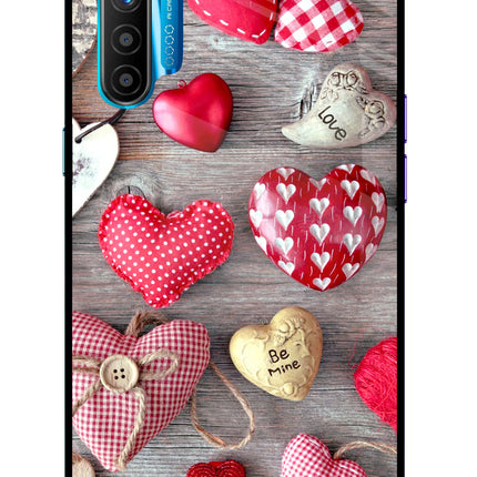Love Wallpaper Realme XT/X2 Glass Case Back Cover by Casekaro