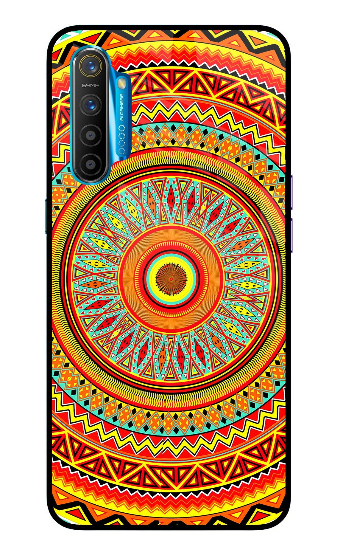 Mandala Pattern Realme XT/X2 Glass Case