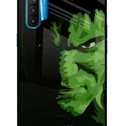 HULK Realme XT/X2 Glass Case Back Cover by Casekaro