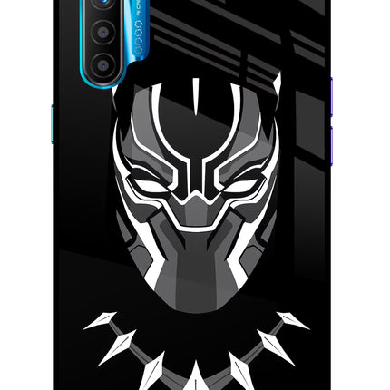 Black Panther Realme XT/X2 Glass Case Back Cover by Casekaro