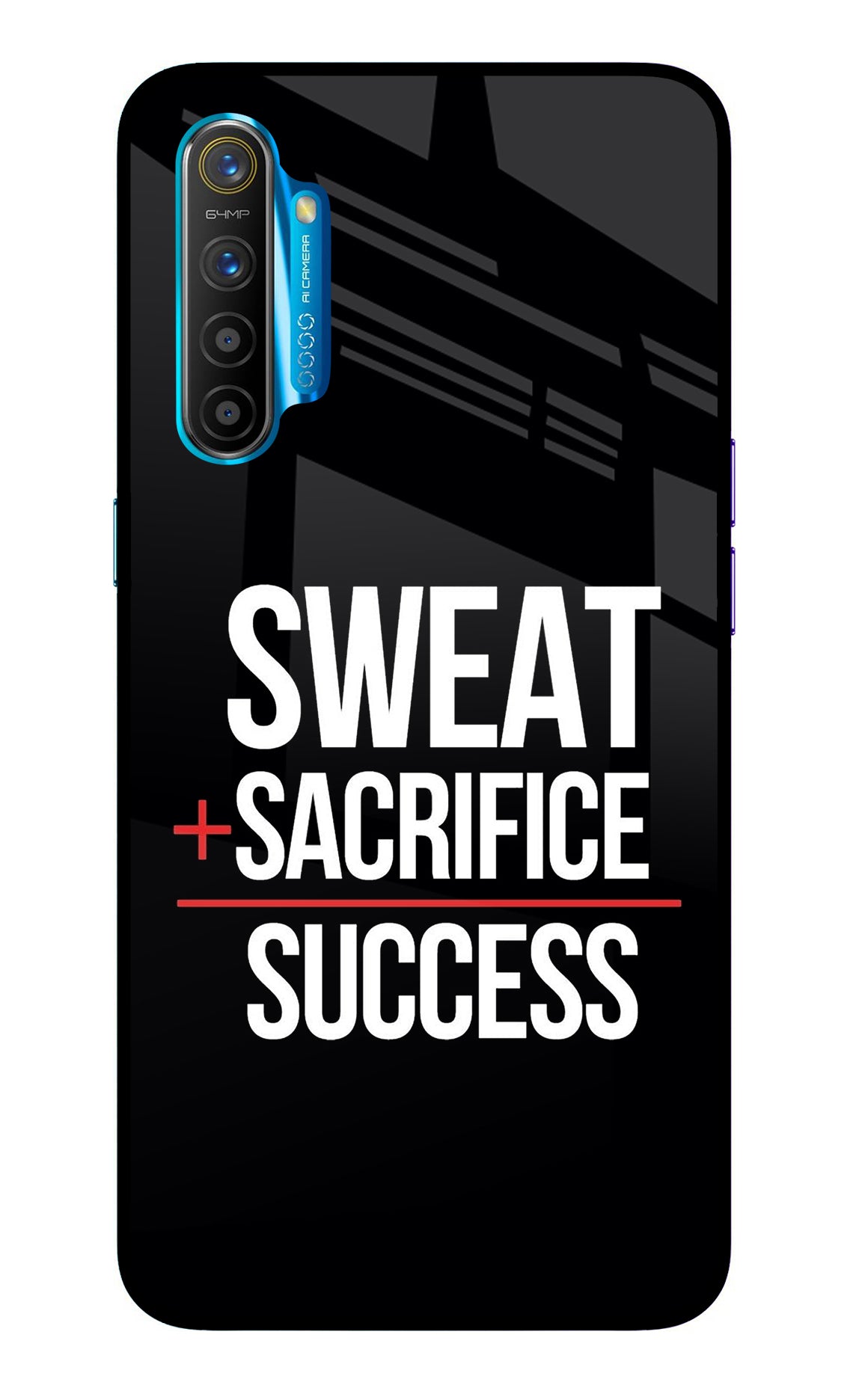 Sweat Sacrifice Success Realme XT/X2 Back Cover