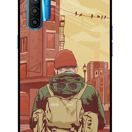 Adventurous Realme XT/X2 Glass Case Back Cover by Casekaro