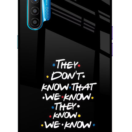 FRIENDS Dialogue Realme XT/X2 Glass Case