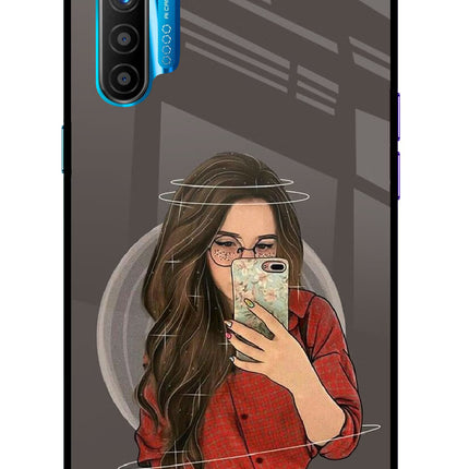 Selfie Queen Realme XT/X2 Glass Case Back Cover by Casekaro