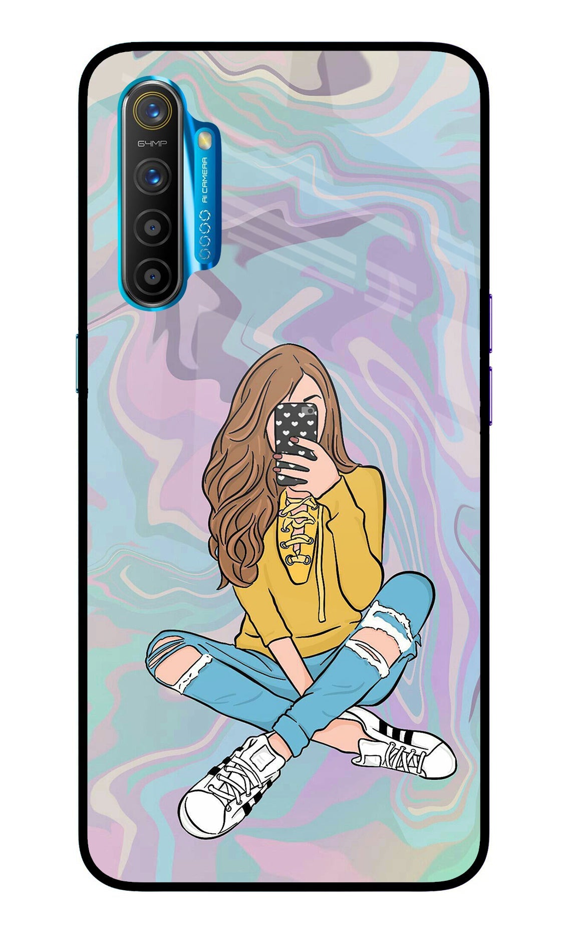 Selfie Girl Realme XT/X2 Back Cover