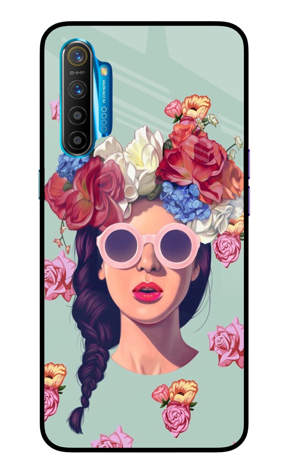 Pretty Girl Realme XT/X2 Glass Case