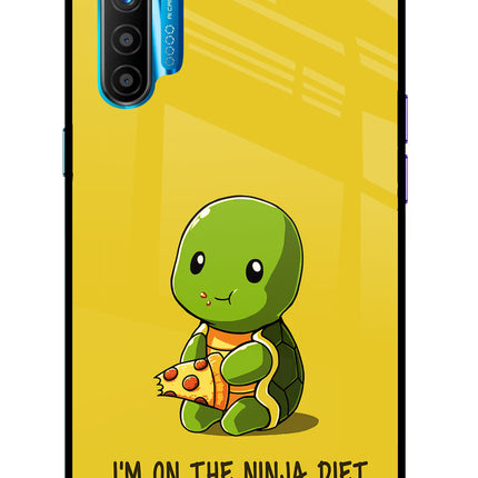 I'm on Ninja Diet Realme XT/X2 Glass Case Back Cover by Casekaro