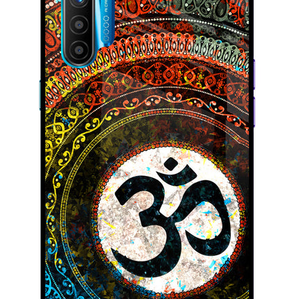 Om Cultural Realme XT/X2 Glass Case Back Cover by Casekaro