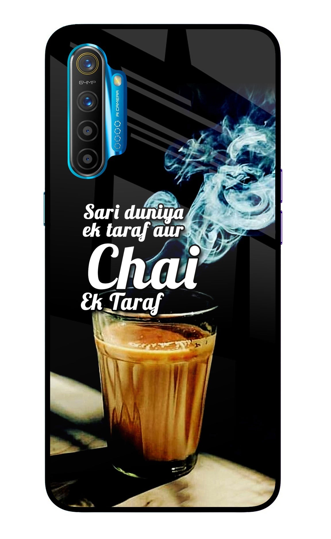 Chai Ek Taraf Quote Realme XT/X2 Back Cover